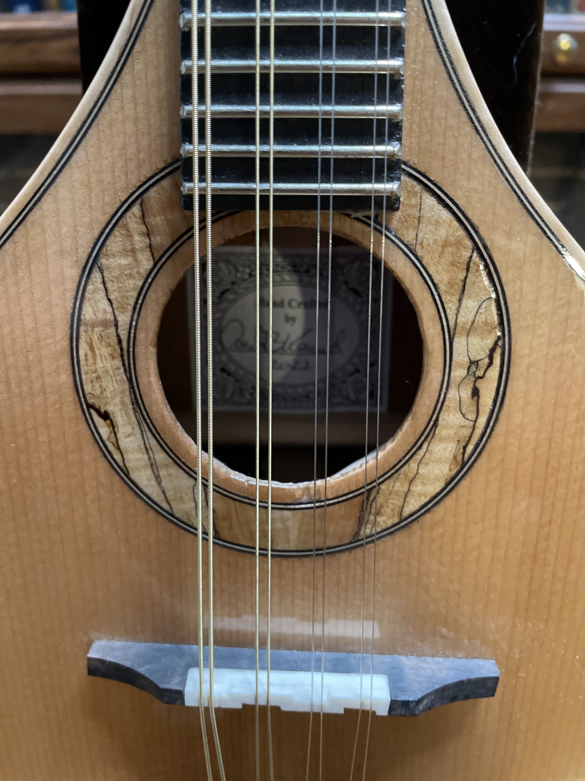 Mahogany Mandolin Details