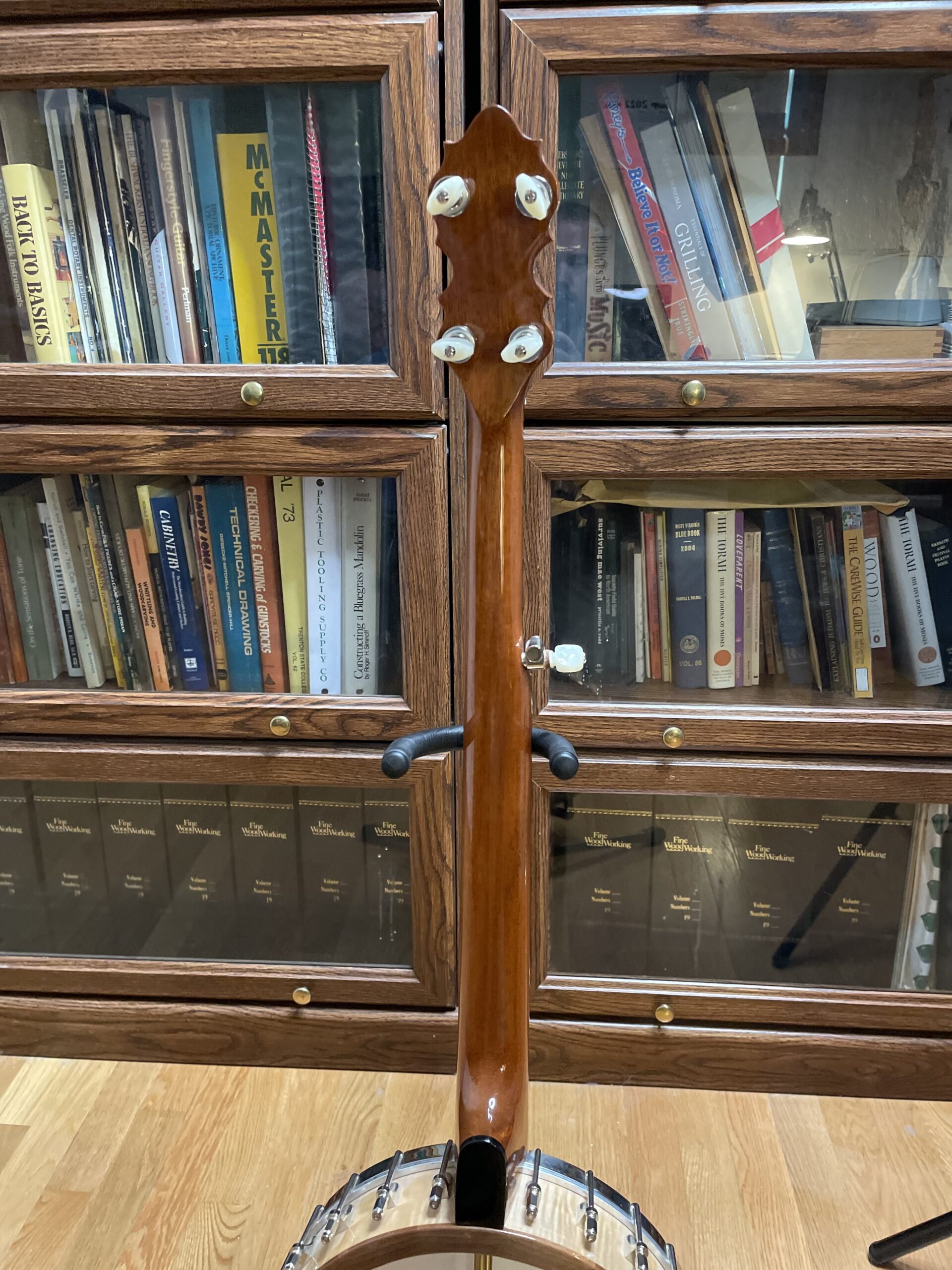 Open Back Banjo Scoop NoKnot Tailpiece (Mahogany)