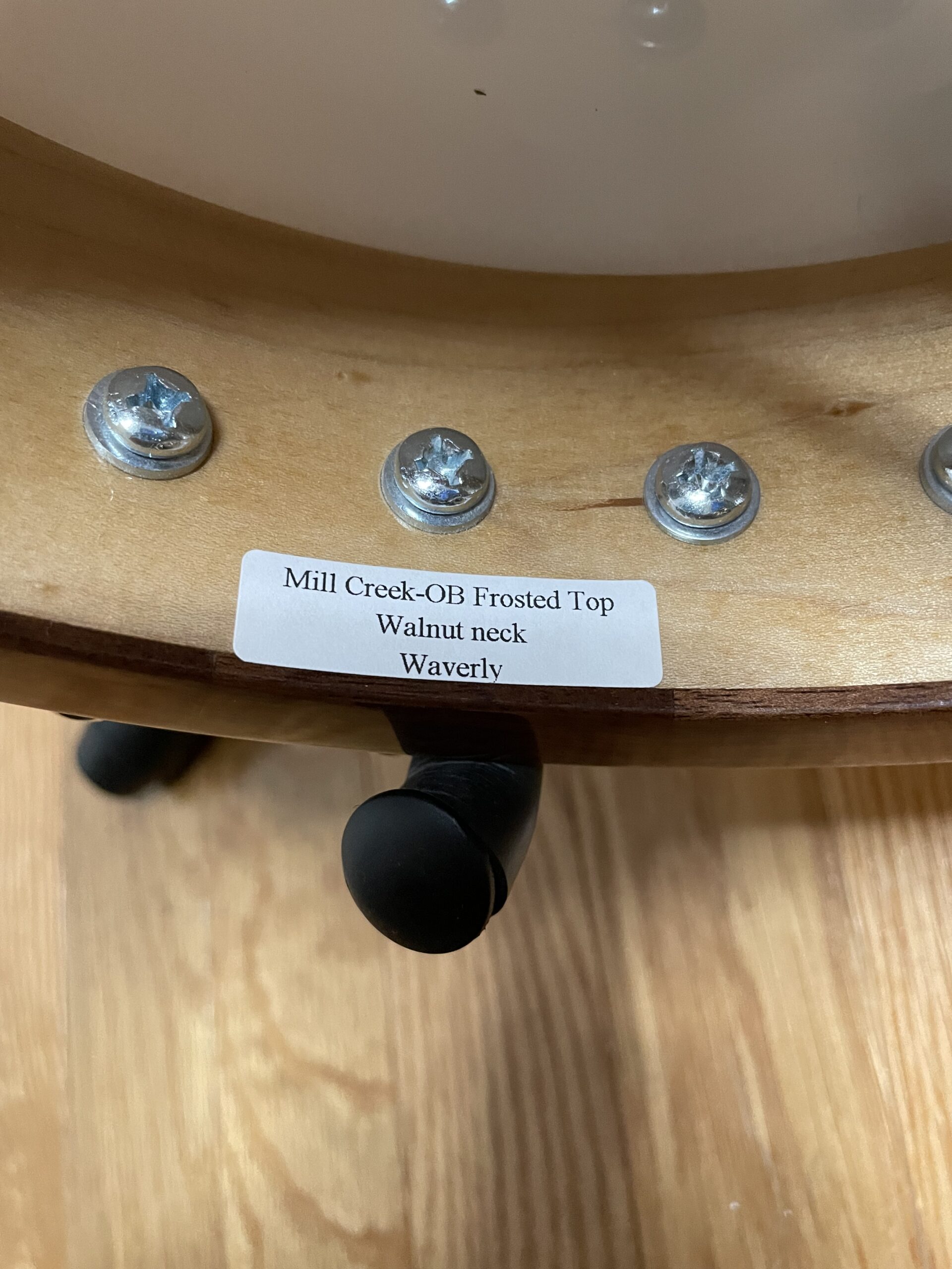 Open Back Banjo Waverly Tailpiece (Walnut)