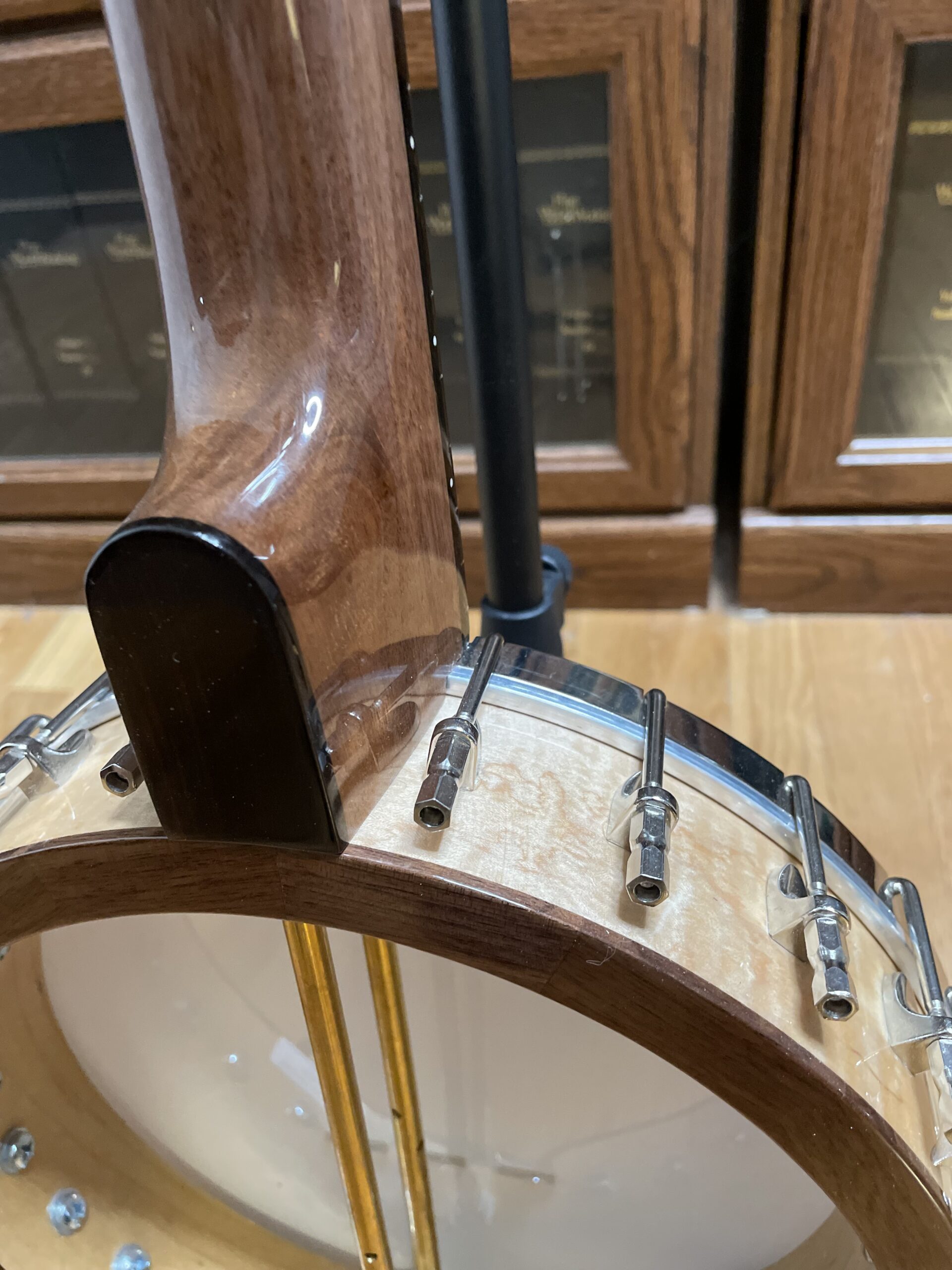 Open Back Banjo Waverly Tailpiece (Walnut)