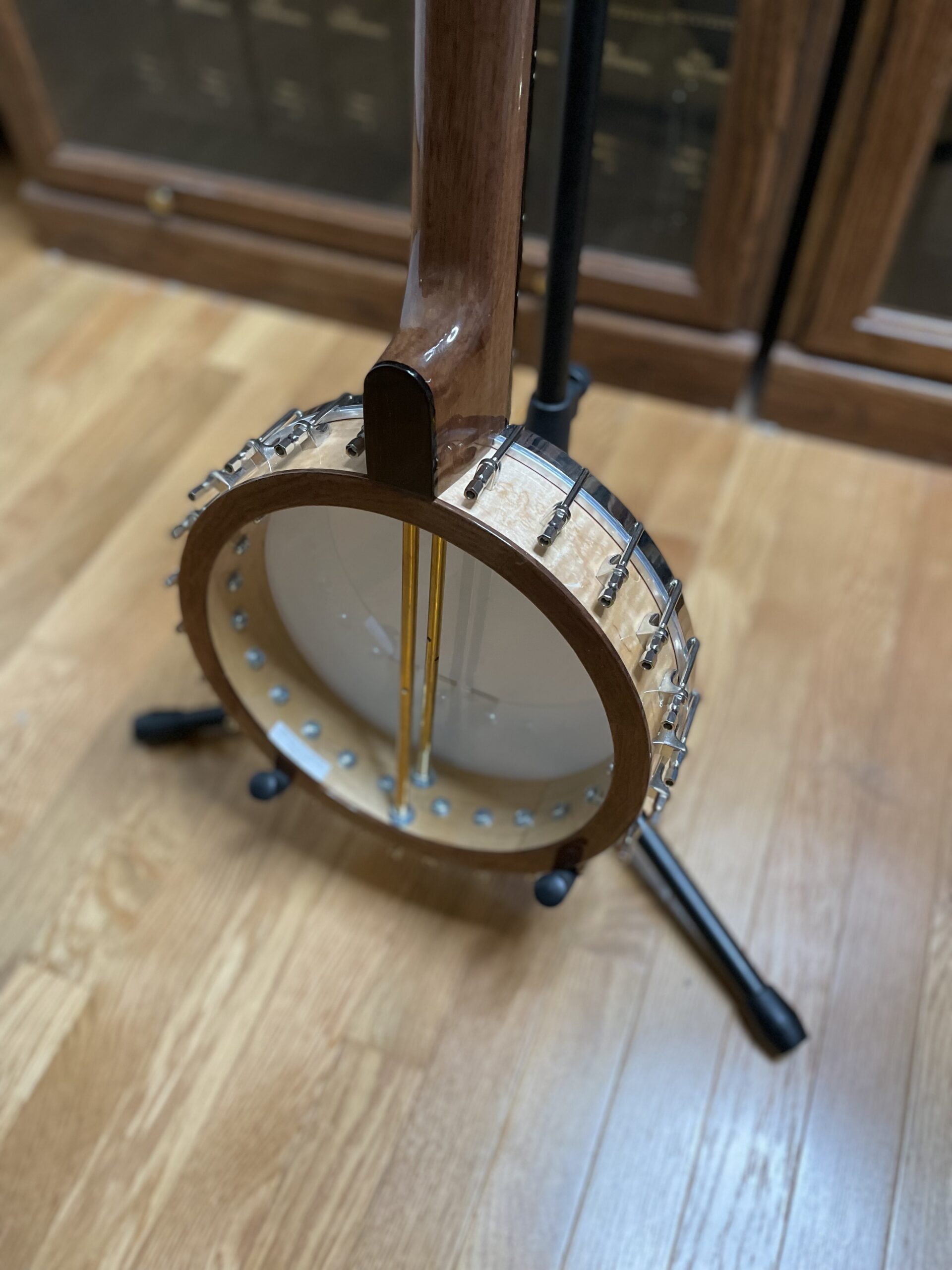 Open Back Banjo Waverly Tailpiece (Walnut)